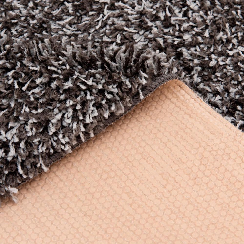 Central Oriental Geneva Shag 5&#39; x 7&#39; Soot and Zinc Area Rug, , large