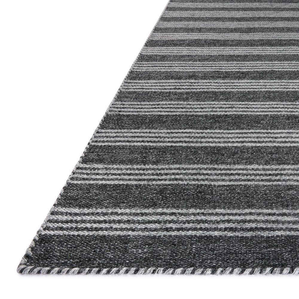 Magnolia Home Charlie Charcoal and Grey 2&#39;6&quot; x 7&#39;6&quot; Indoor/Outdoor Runner, , large