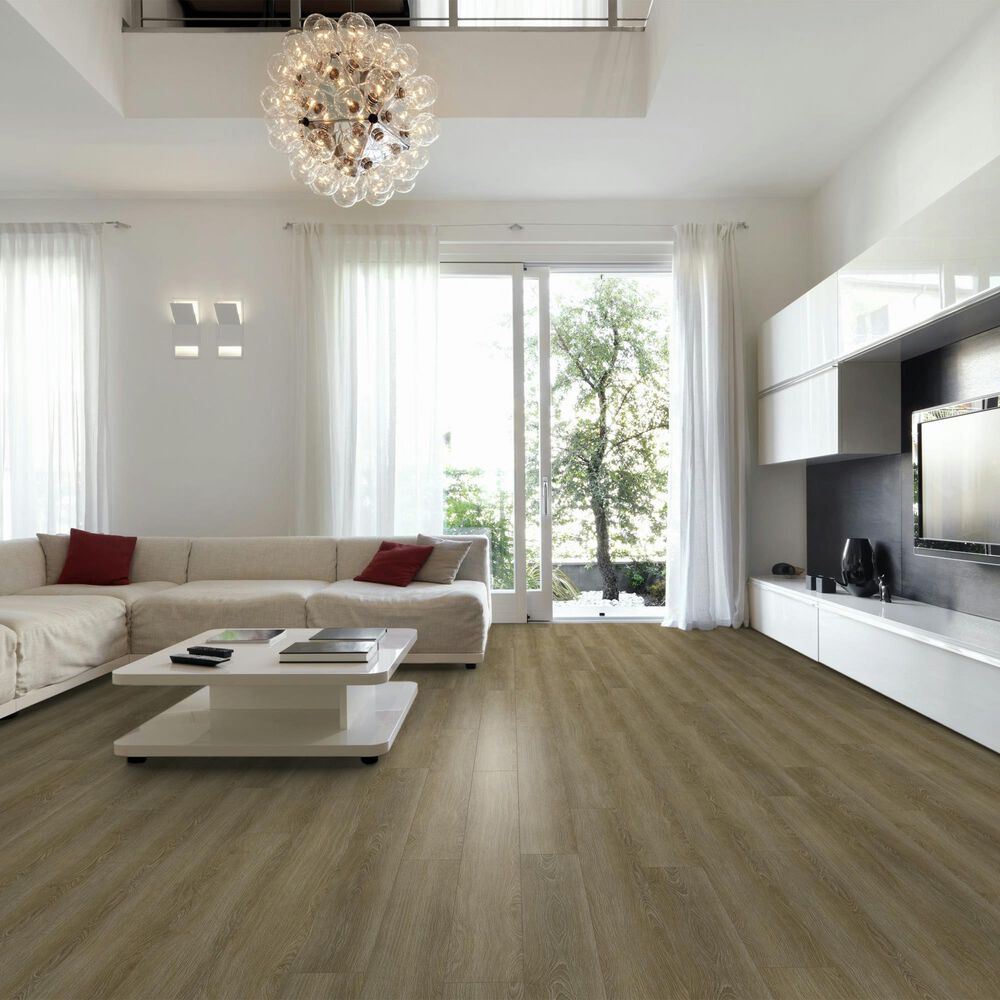 Fuzion SmartDrop 7 Harbor Grey 7&quot; x 48&quot; Luxury Vinyl Plank, , large