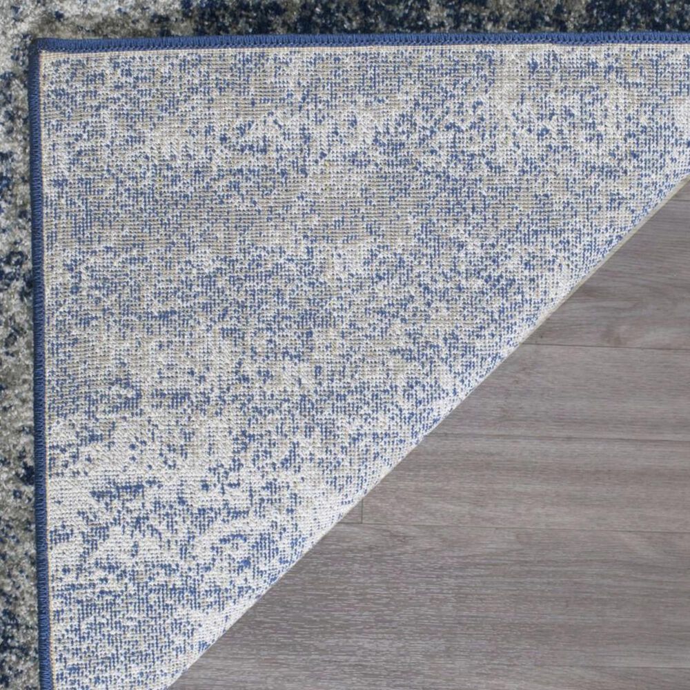 Safavieh Evoke EVK272A-29 2&#39;2&quot; x 9&#39; Navy and Ivory Runner, , large