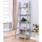 Linon Home Decor Acadia 5-Shelf Ladder Bookcase in Grey, , large