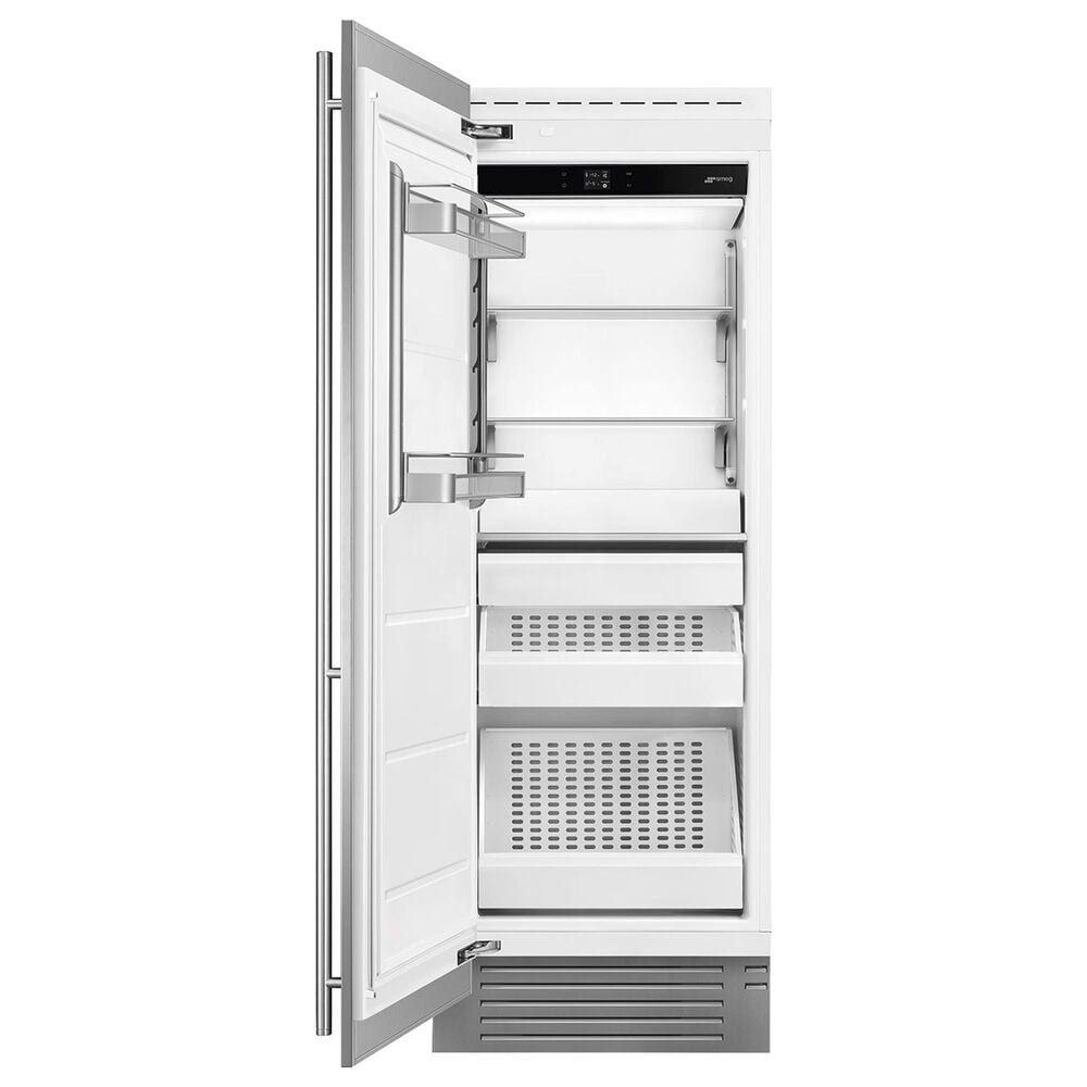 SMEG 15.9 Cu. Ft. Built-in Freezer Column with Ice Maker in Stainless Steel, , large