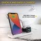Scosche Base3 3-In-1 Wireless Charging Dock in White, , large