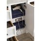 James Martin Vanities De Soto 118" Double Bathroom Vanity in Bright White with 3 cm Carrara White Marble Top, , large