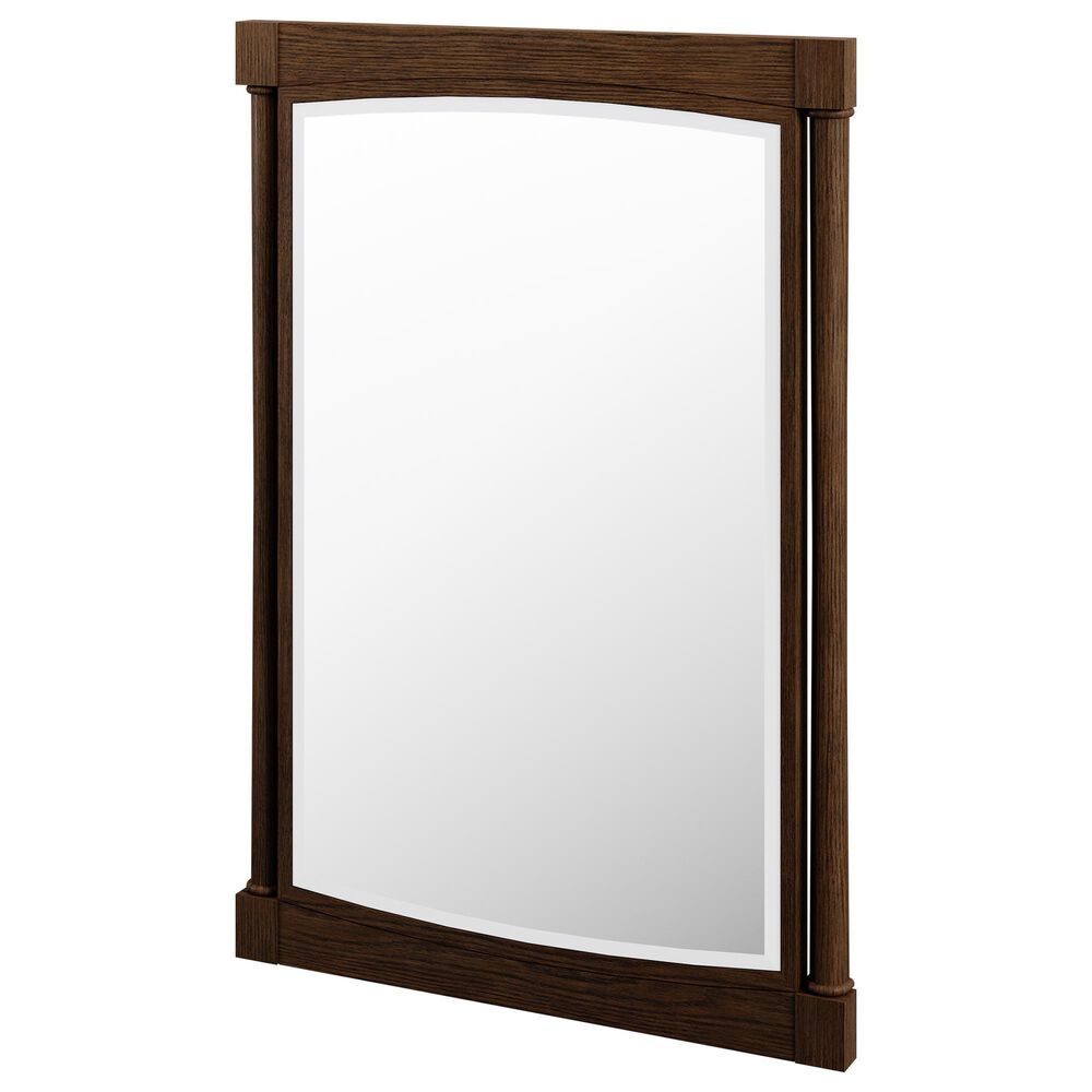 James Martin Kinnsden 26" Rectangular Mirror in Sable Oak, , large