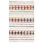 Safavieh Natura NAT657A 3" x 5" Ivory and Red Area Rug, , large