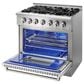 Thor Kitchen 5.2 Cu. Ft. Freestanding Dual Fuel Range in Stainless Steel, , large