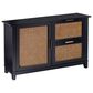 Southern Enterprises Chekshire Anywhere Storage Cabinets in Black and Natural, , large
