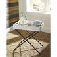 Signature Design by Ashley Janfield Accent Table in Antique White and Black, , large