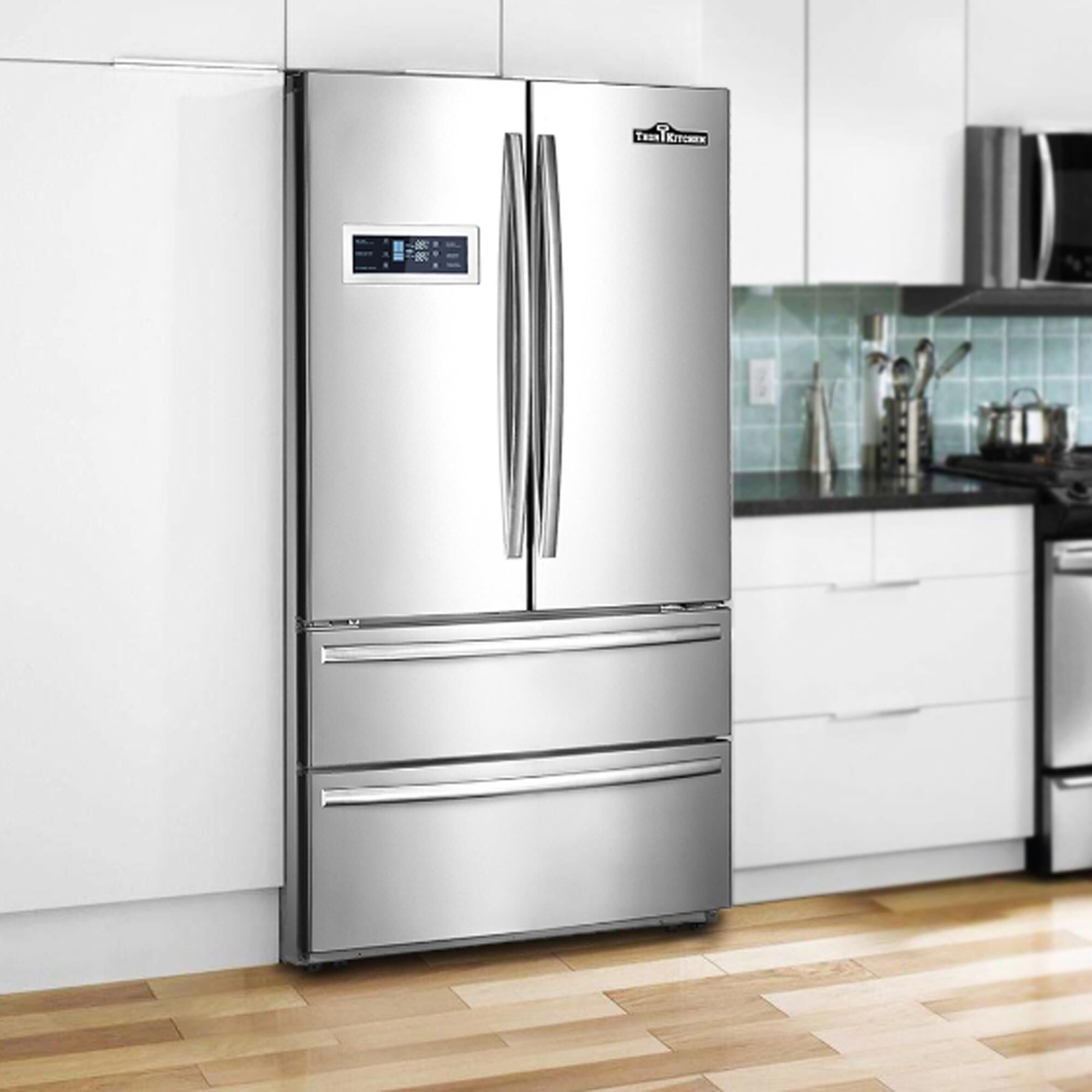 Thor Kitchen 36 Counter Depth Professional French Door Refrigerator in Stainless Steel NFM