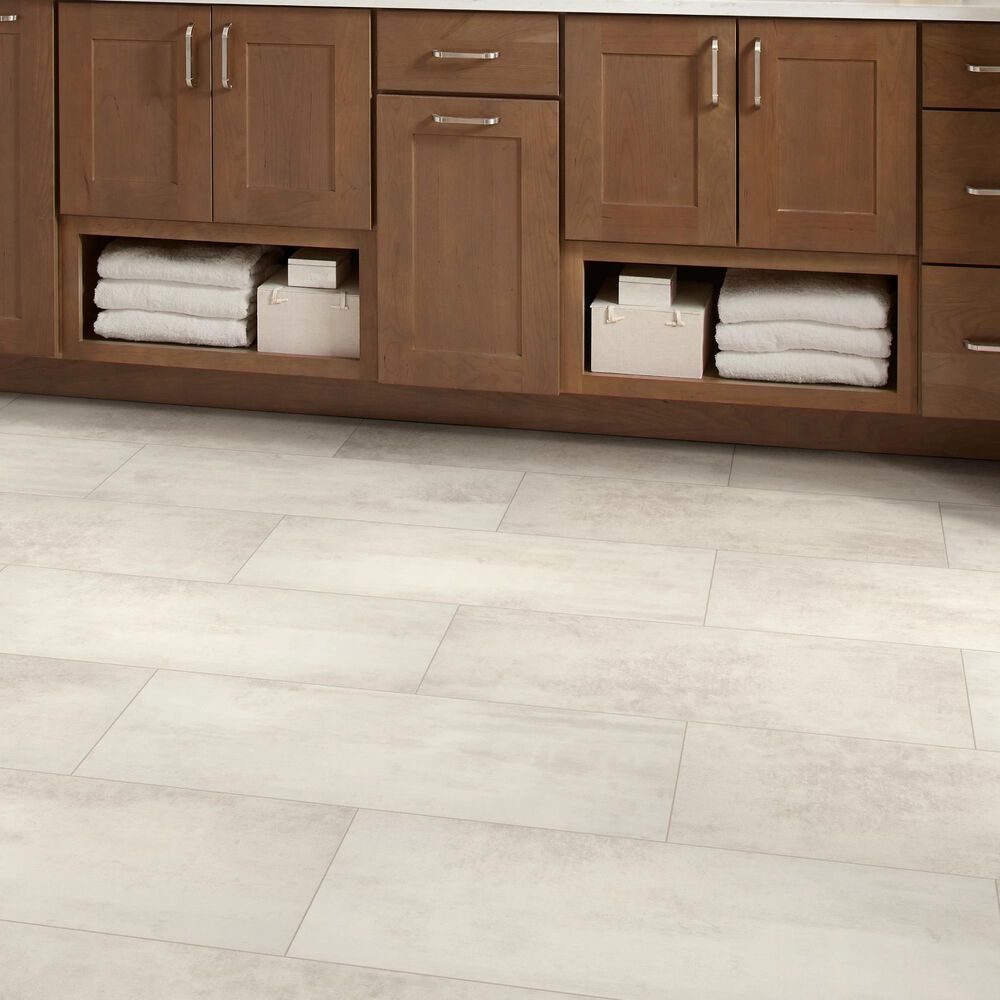 Shaw Paragon Tile Plus Bone 12&quot; x 24&quot; Luxury Vinyl Tile, , large
