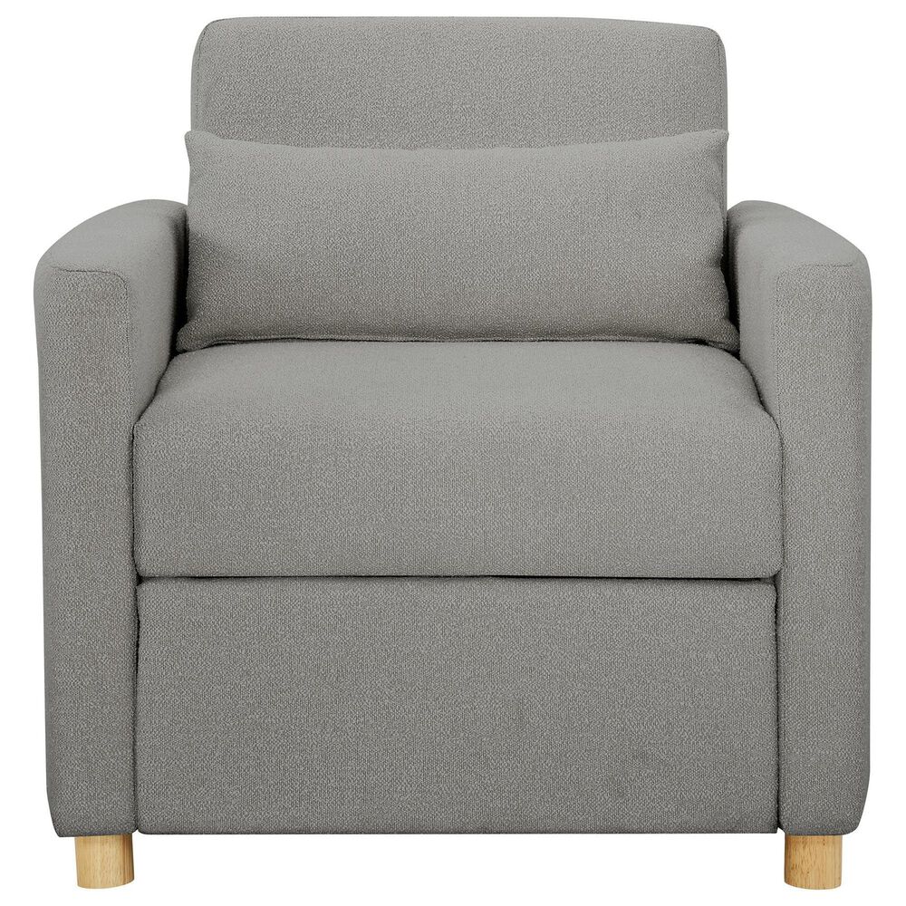 Lifestyle Solutions Conley Convertible Chair in Grey, , large