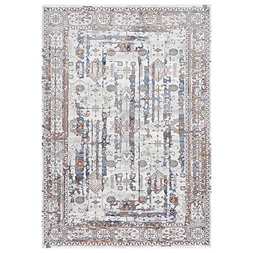 RIZZY Westchester WESWES857 5"3" x 7"6" Ivory and Multicolor Area Rug, , large