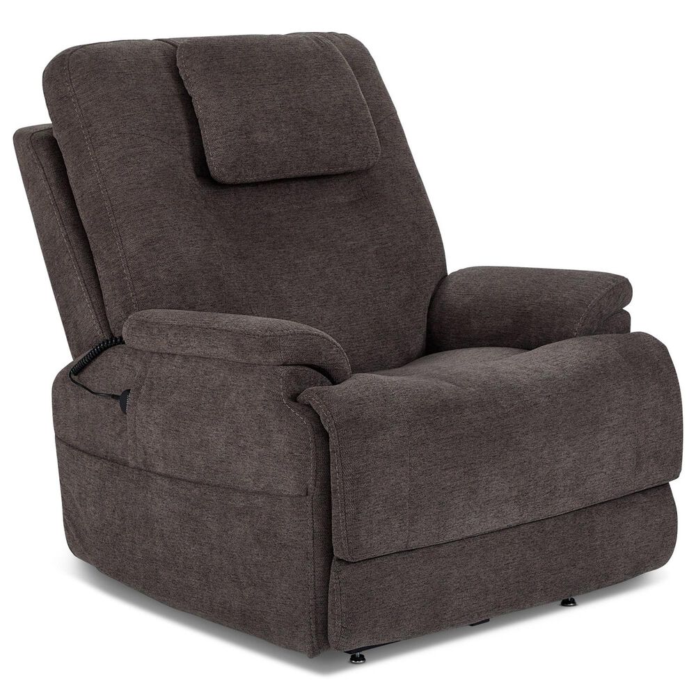 Flexsteel Industries Inc Zecliner Power Lift Recliner in Umber, , large