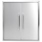 Coyote Outdoor 26" Double Access Doors in Stainless Steel, , large