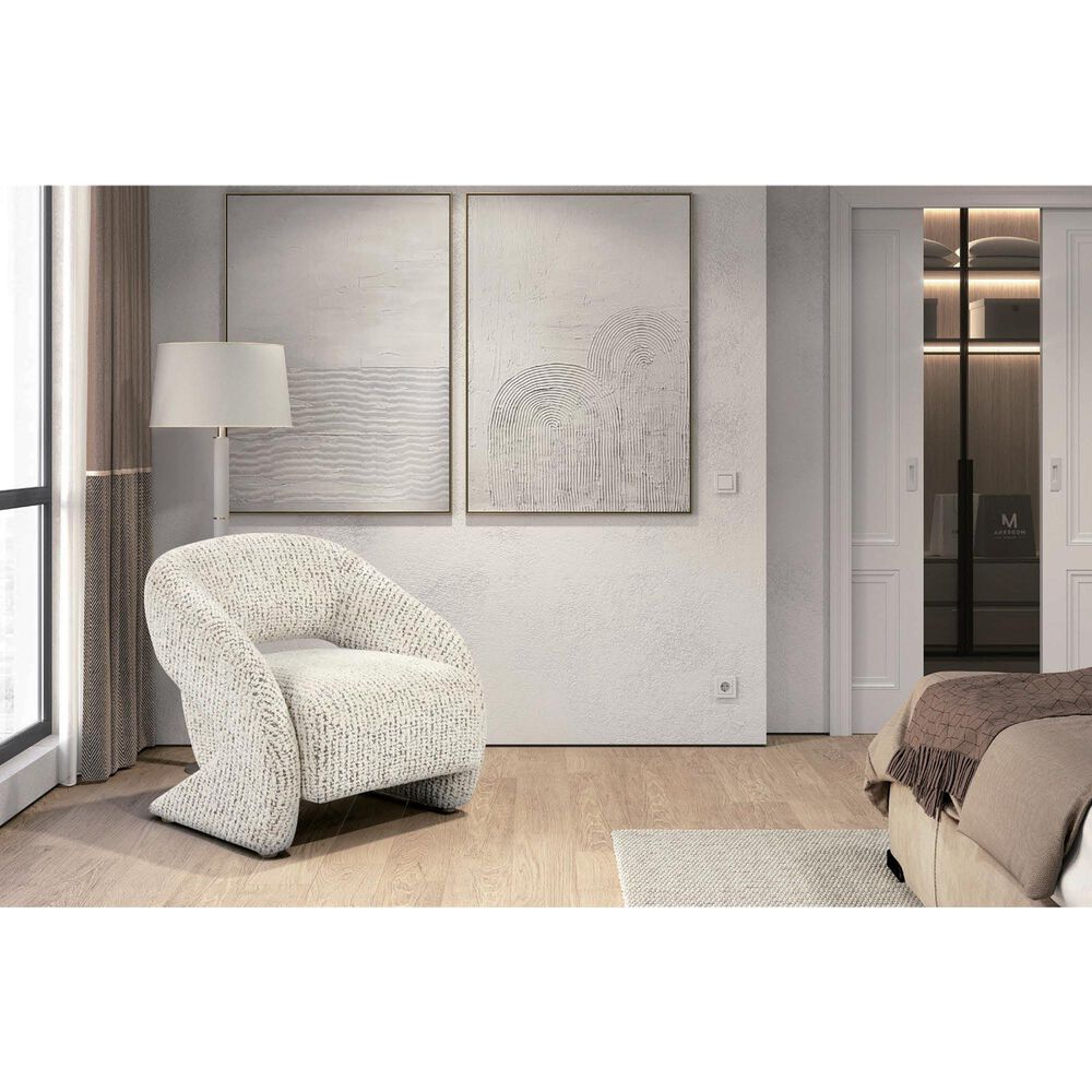 Nura Home Cali Accent Chair in Toast, , large