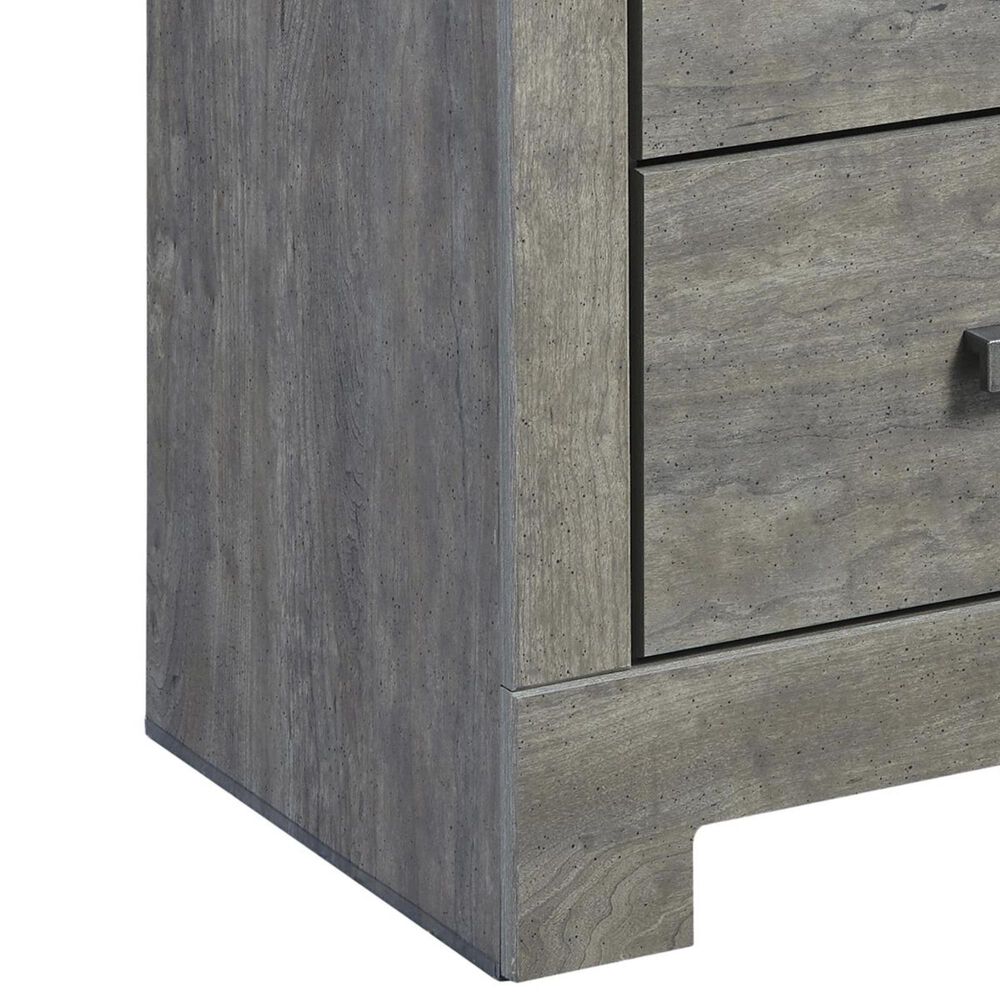 Signature Design by Ashley Culverbach 2 Drawer Nightstand in Driftwood Gray, , large