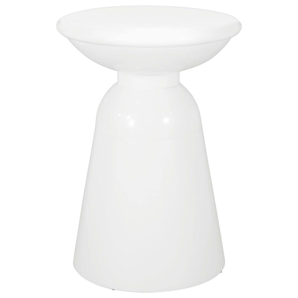 Hearth and Haven Serenita Patio Side Tables in White &#40;Set of 2&#41;, , large