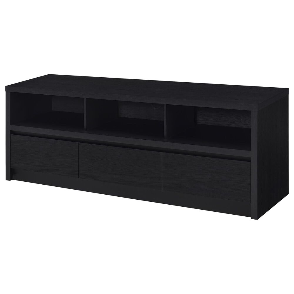 Coaster Rutland 59&quot; TV Stand Media Console in Black, , large