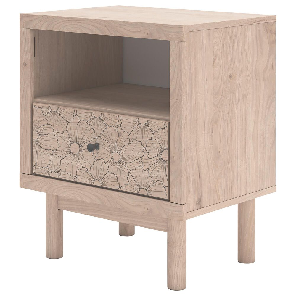 Ashley Arloster 1-Drawer Nightstand in Tan, , large