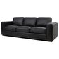 Italiano Furniture Luca Stationary Sofa in Black, , large