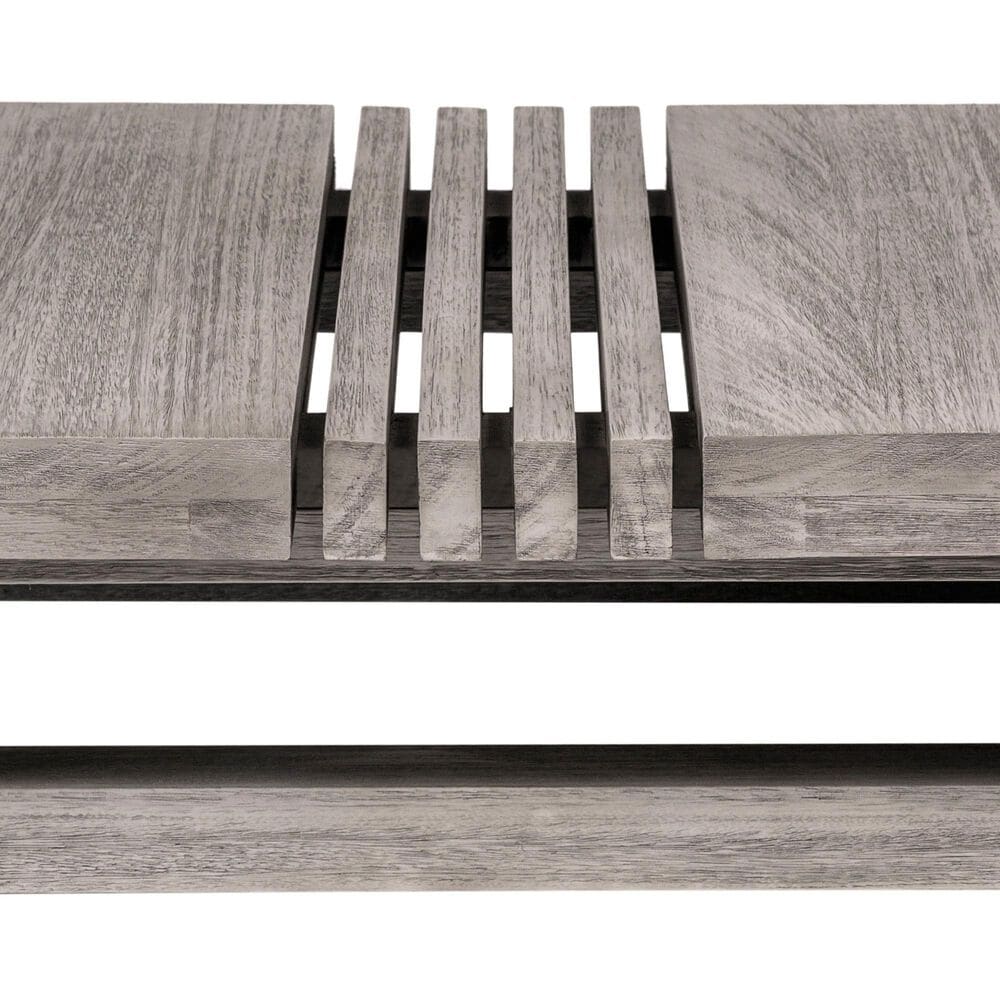 Armen Living Vivid Patio Coffee Table in Light Gray, , large