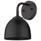 Golden Lighting Zoey Wall Sconce in Matte Black, , large