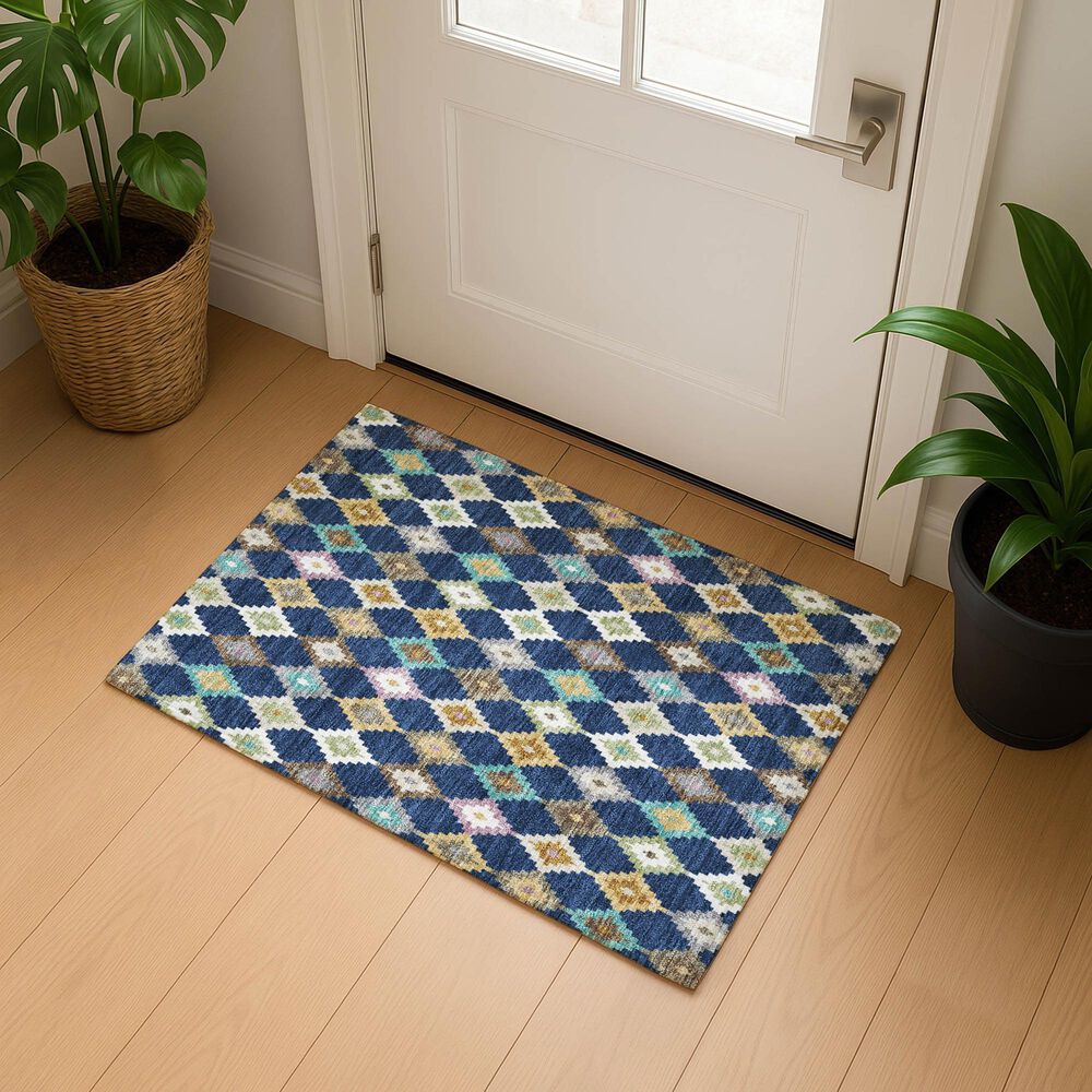 Dalyn Rug Company Kenner KN10 Navy 2'6" x 3"10" Area Rug, , large