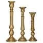 Maple and Jade Decorative Candle Holder in Distressed Gold (Set of 3), , large