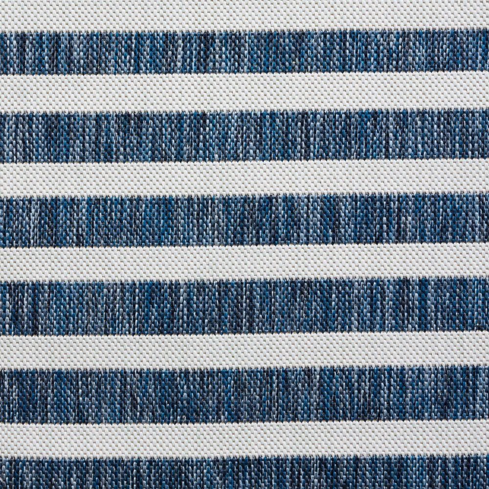 Loloi Easton Denim and Ivory 5&#39;3&quot; x 7&#39;6&quot; Indoor/Outdoor Area Rug, , large