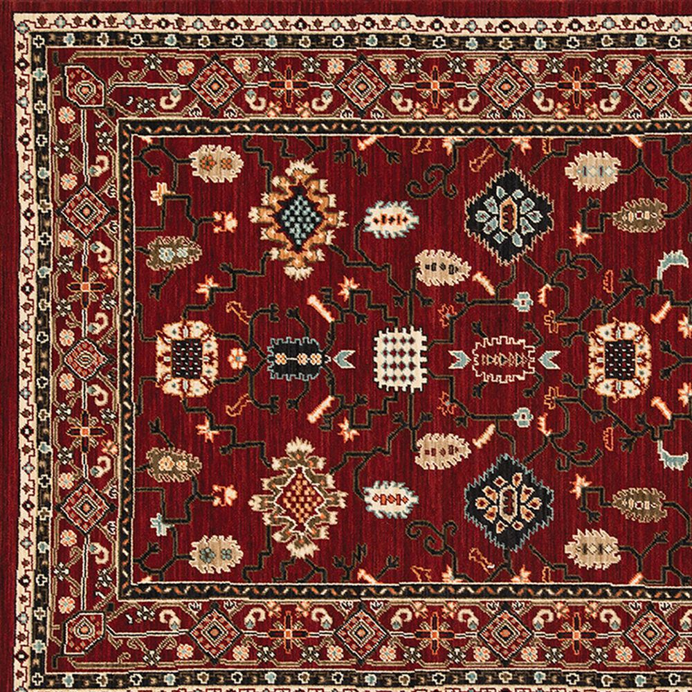 Oriental Weavers Lilihan Oriental 043S6 2&#39;6&quot; x 12&#39; Red and Black Runner, , large
