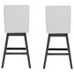 Linon Home Decor Cyrus Swivel Bar Stool in Grey (Set of 2), , large