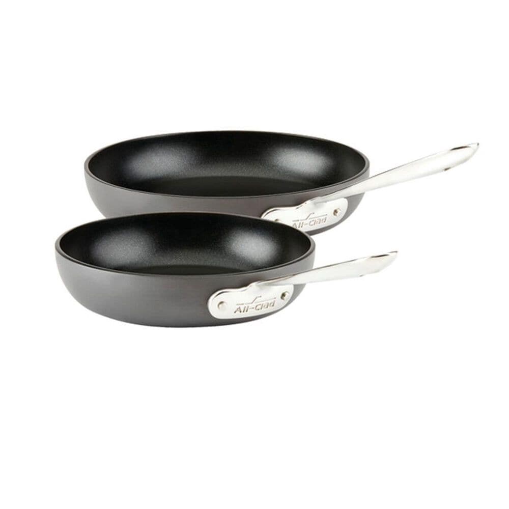 All-Clad Nonstick 2 Pack Fry Pan in Black, , large