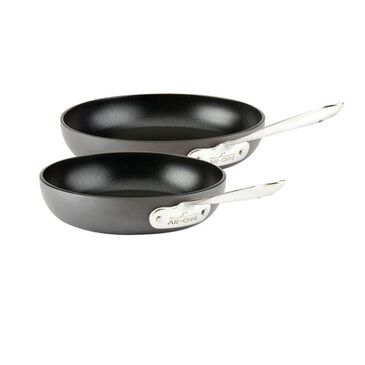 All-Clad Nonstick 2 Pack Fry Pan in Black, , large