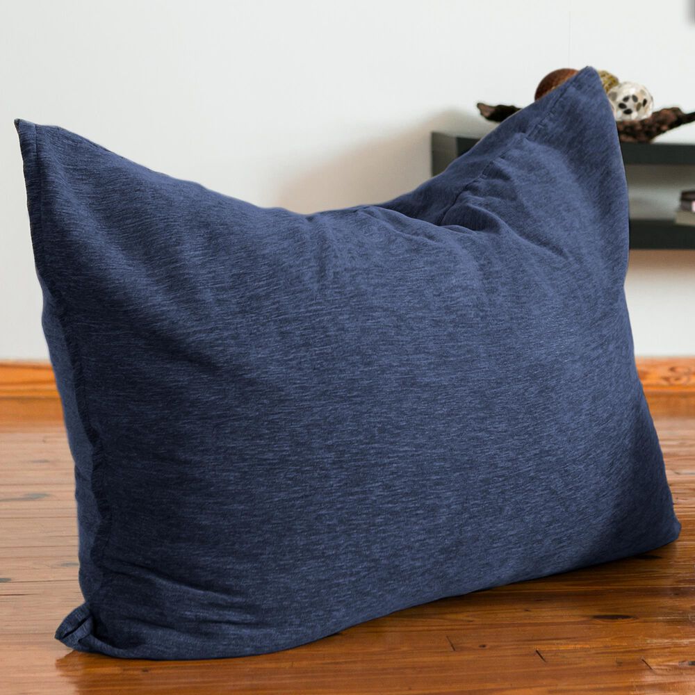 Jaxx Sacks Saxx 3.5" Floor Pillow in Navy Blue, , large