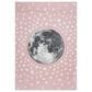 Safavieh Carousel CRK135 4" x 6" Pink and Grey Kids  Area Rug, , large