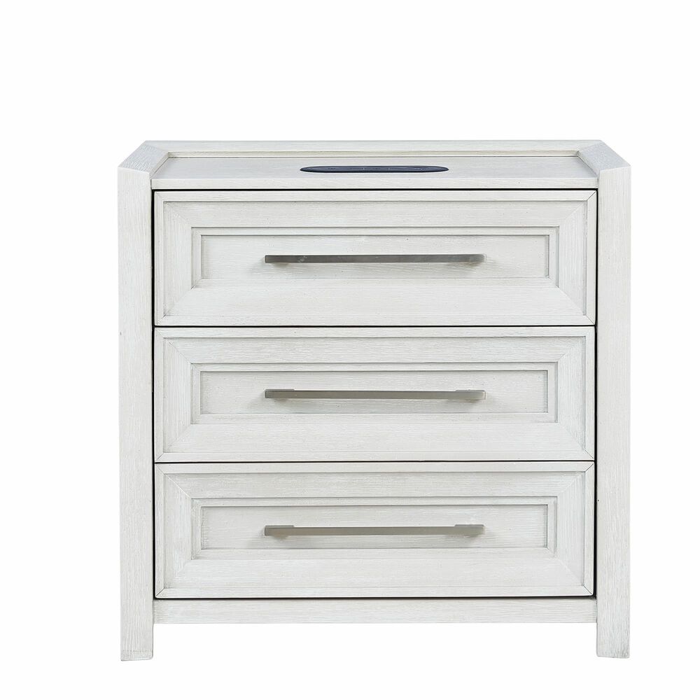 Sasha Lee 5-Piece Queen Storage Bedroom Set in Brushed White, , large