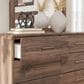 Ashley Fortlorn 6-Drawer Dresser in Walnut Brown, , large