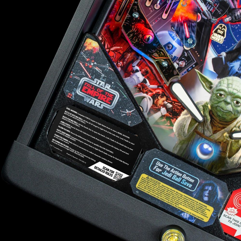 Stern Pinball Star Wars Fall of The Empire Pro Edition Pinball Machine in Multicolor, , large