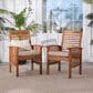 Walker Edison Midland Patio Chairs in Brown (Set of 2), , large