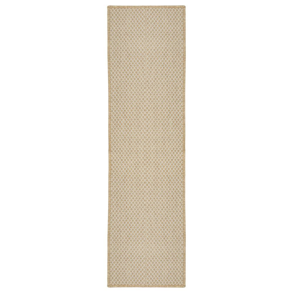 Nourison Courtyard Natural 2" x 6" Indoor/Outdoor Runner, , large