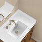 37B Lucerne 30" Single Bathroom Vanity in Dark Maplewood with Marble Top and Backsplash, , large
