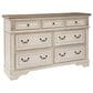Ashley Realyn 5-Piece Queen Upholstered Bed Set in Chipped White, , large