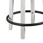 Ashley Valebeck Swivel Counter Height Stool in White and Black, , large