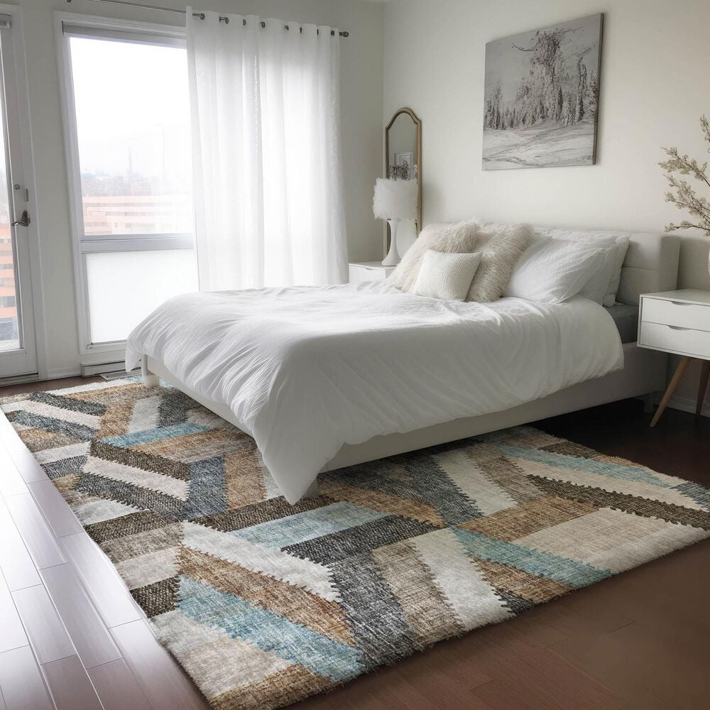 Dalyn Rug Company Lorenzo LN1 Brown 5&#39; x 7&#39;6&quot; Area Rug, , large