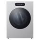 LG 9.0 Cu. Ft. Electric Front Load Dryer in Brushed Platinum Steel, , large