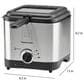 Toastmaster 1.5L Deep Fryer in Black and Stainless, , large