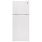 GE Appliances 11.6 Cu. Ft. Top Freezer Refrigerator in White, , large