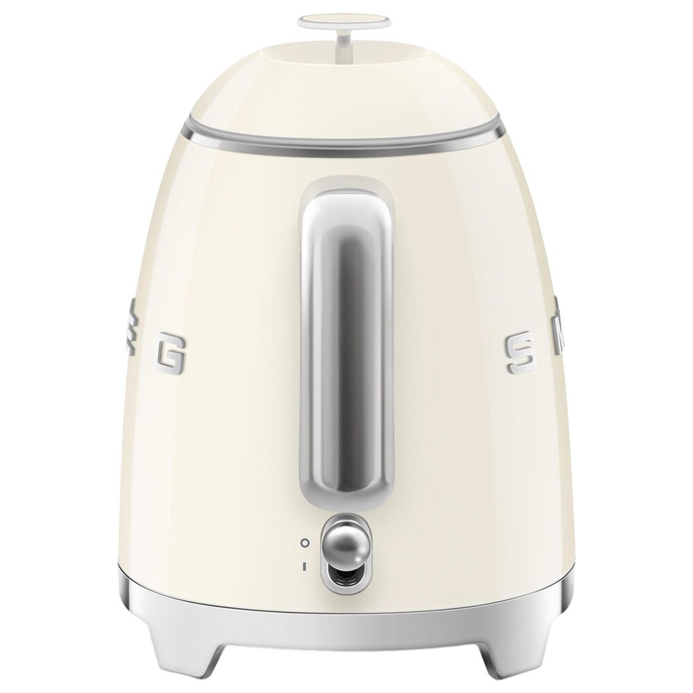 Smeg 3-Cup Stainless Steel Retro Style Mini Electric Kettle in Cream, , large