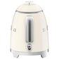 Smeg 3-Cup Stainless Steel Retro Style Mini Electric Kettle in Cream, , large